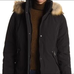 Sam Edelman NEW Faux Fur Trim Hooded Parka Coat Jacket Winter Size 3X